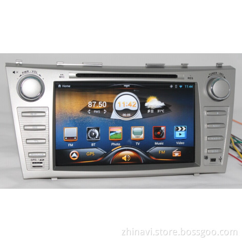 Zhinavi Toyota Camry Android 4.2 OS Car GPS Navigation DVD Player Head Unit Stereo System